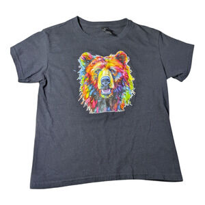 Gildan-Colorful Bear Kids Shirt Bright Colors Size XS -Well Cared For -Preowned